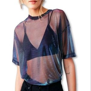 Holographic festival top